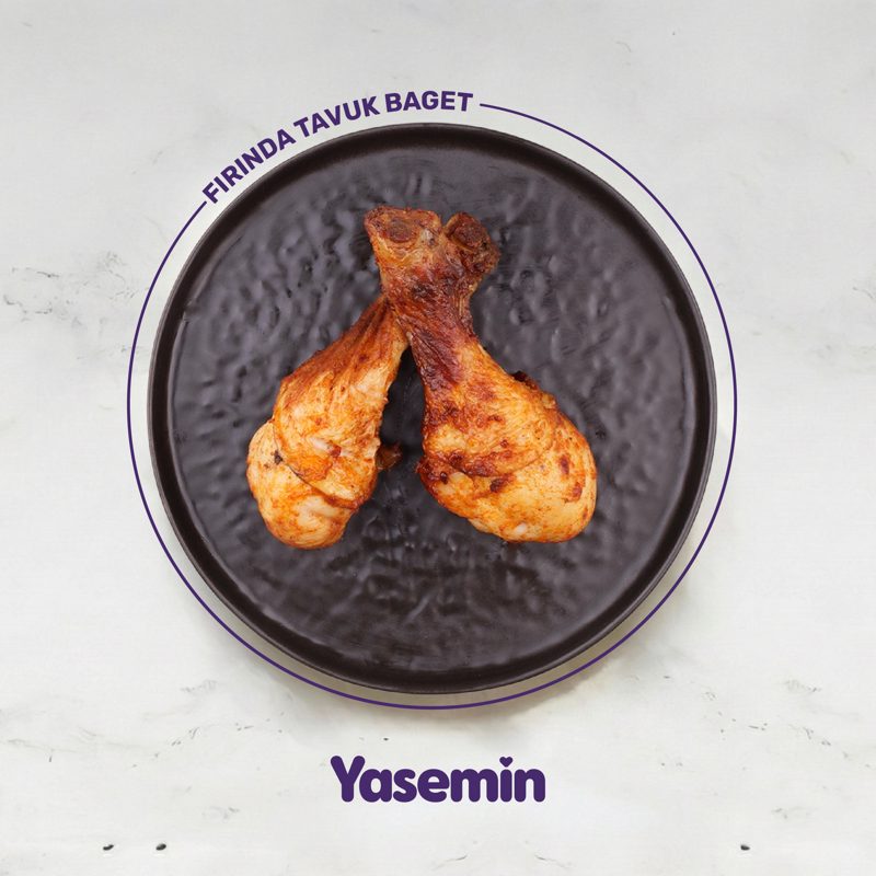 Fırında tavuk baget