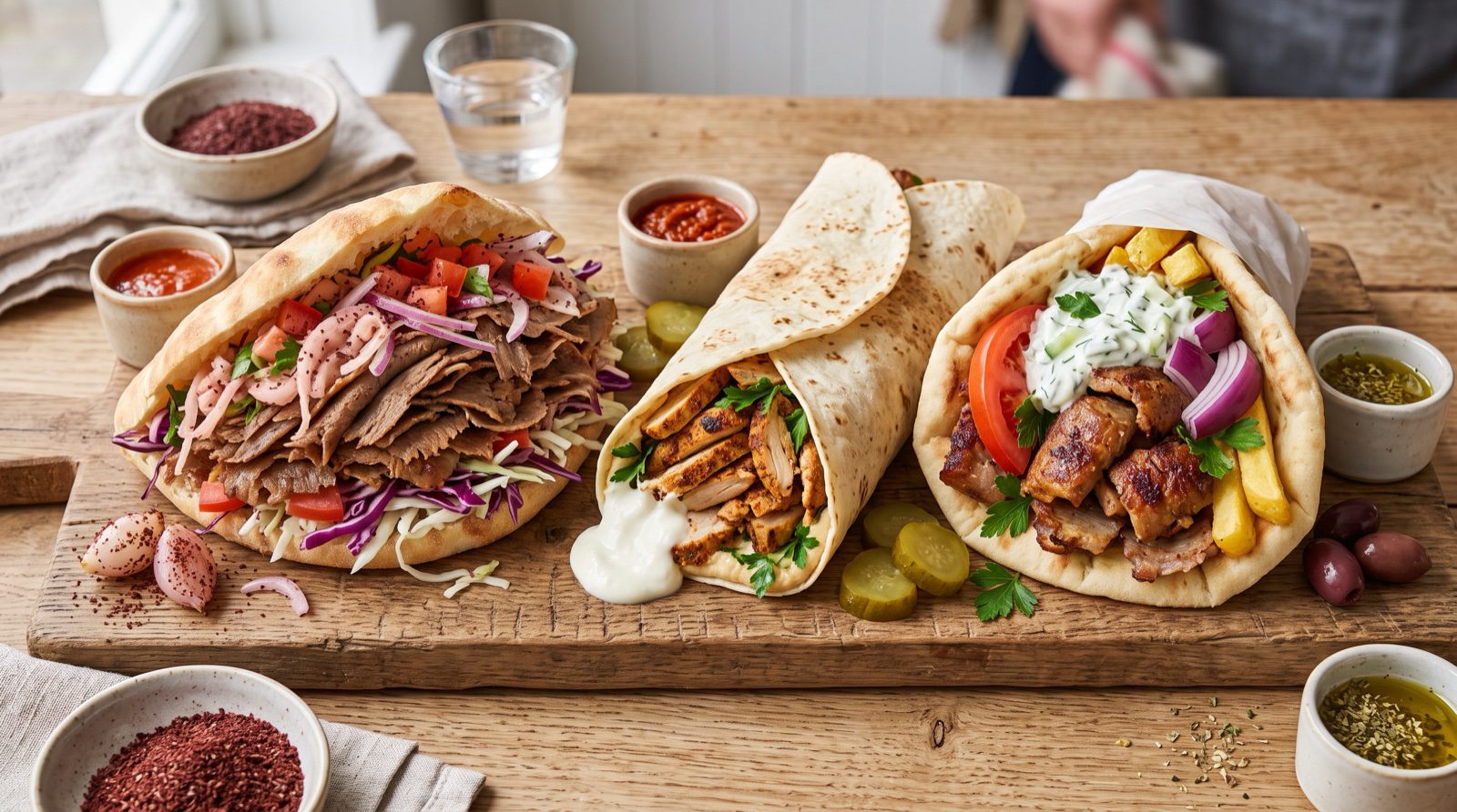 Döner, shoarma of gyros: wat is het verschil?