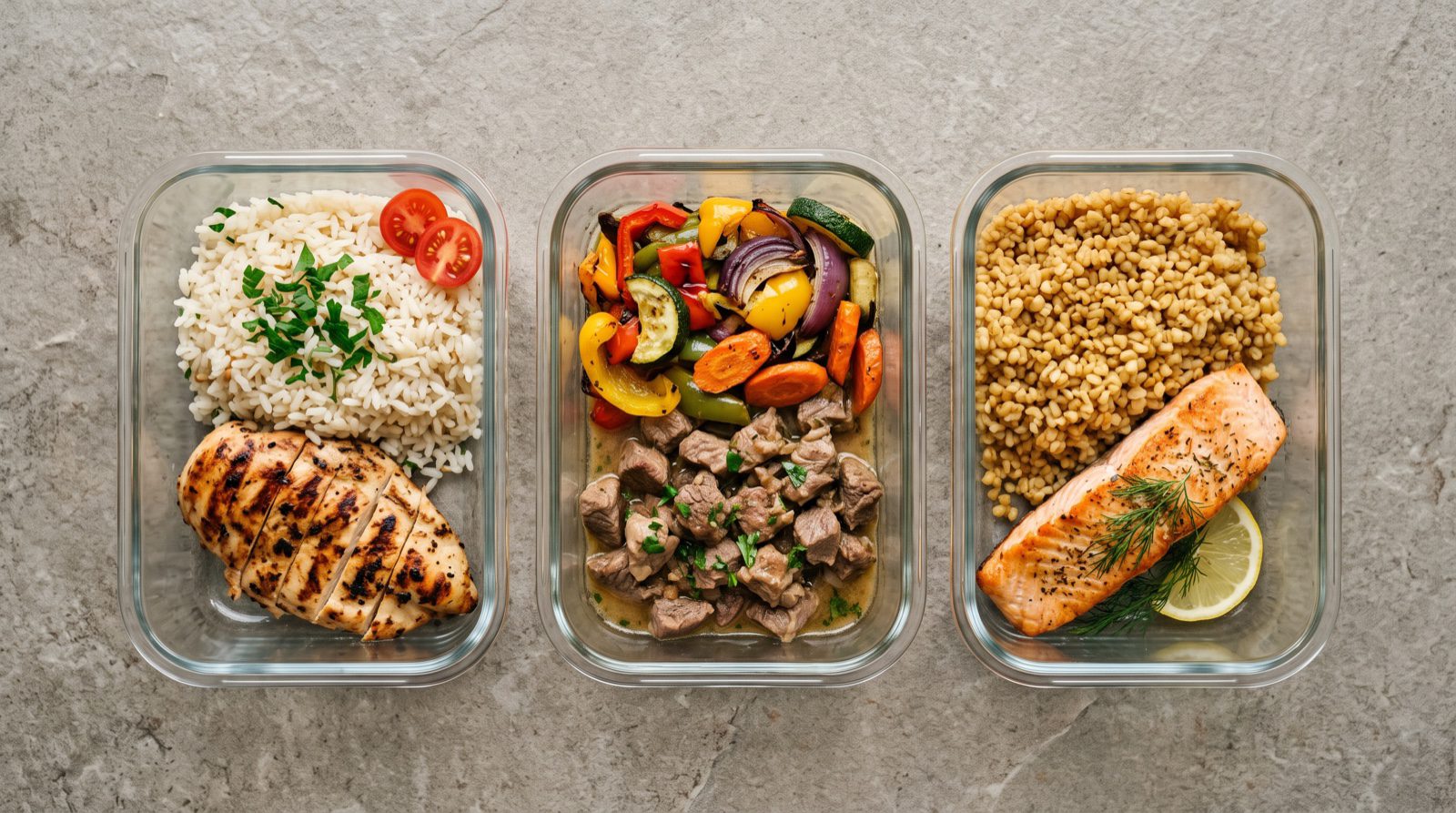 Meal prep halal : préparer sain sans cuisiner tous les jours